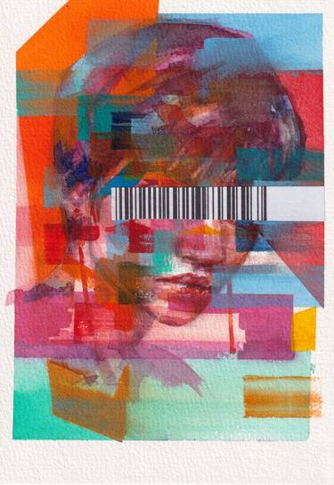 Print of Abstract Portrait Paintings by Rattapon Pirat