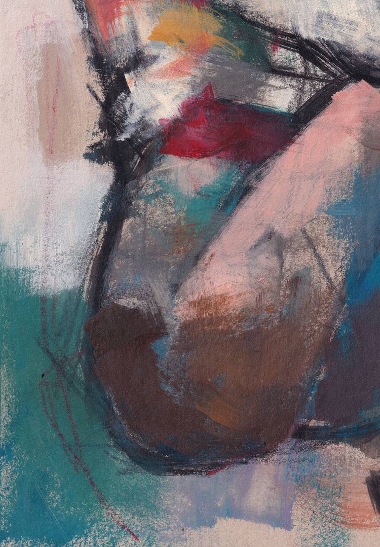 Original Expressionism Nude Painting by Rattapon Pirat