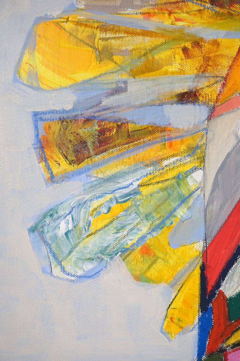 Original Abstract People Painting by Rattapon Pirat