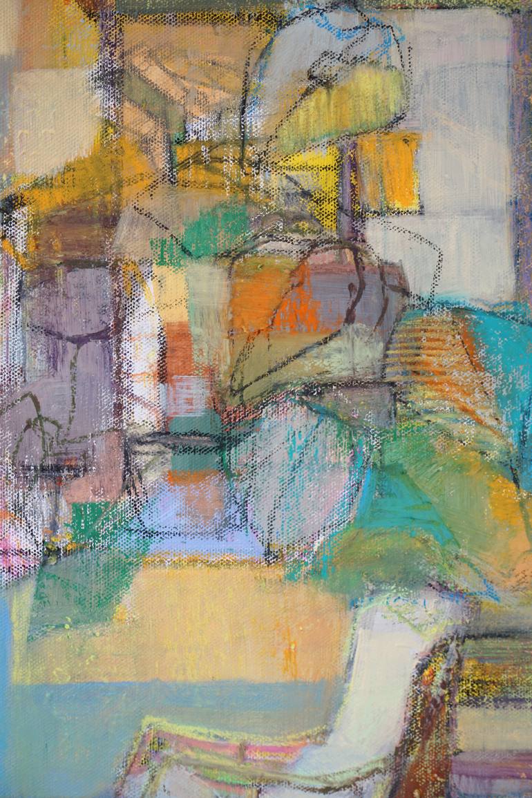 Original Abstract Expressionism Abstract Painting by Rattapon Pirat