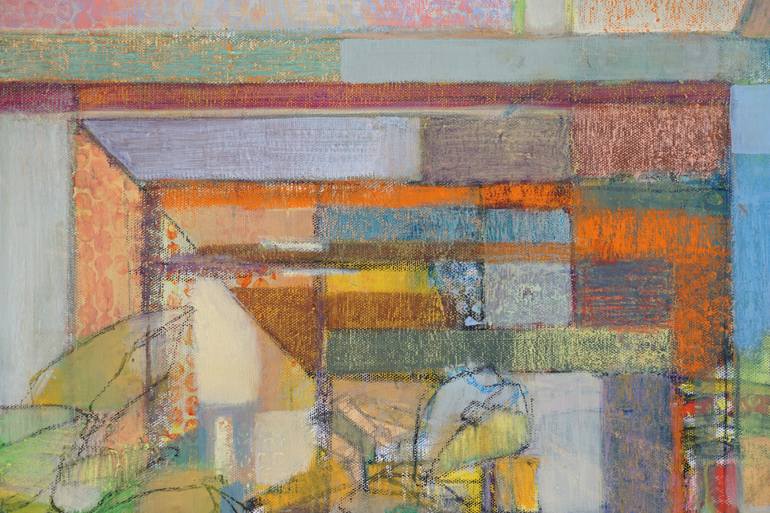 Original Abstract Expressionism Abstract Painting by Rattapon Pirat