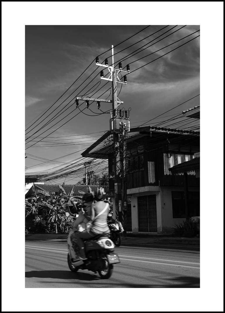 Original Street Art Motorbike Photography by Vladimir Atlas