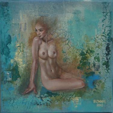 Print of Figurative Nude Paintings by Ronnie Jiang