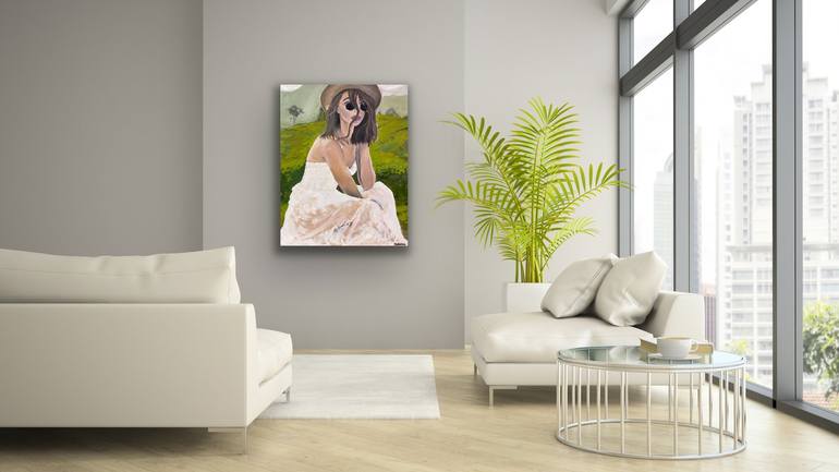 Original Fine Art Women Painting by Mariia Fedorova