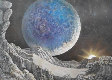 Print of Outer Space Paintings by Halina Horava