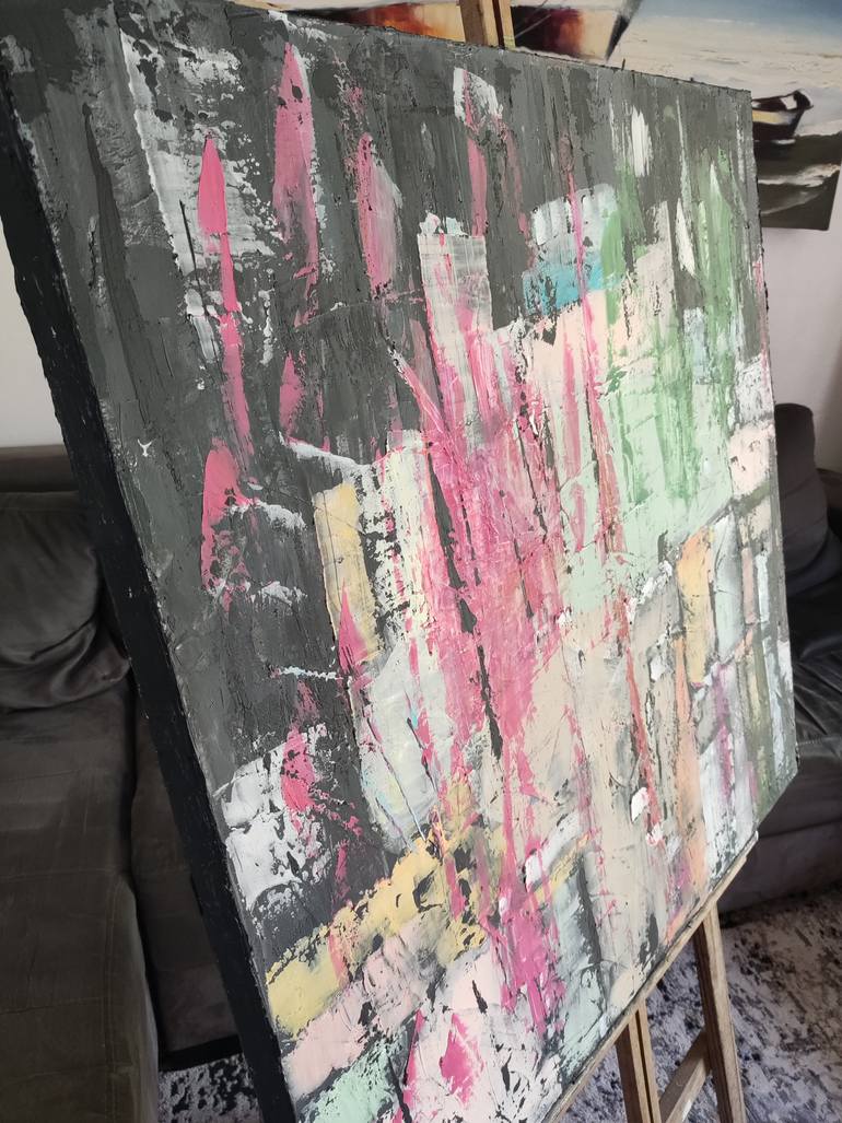 Original Abstract Expressionism Abstract Painting by Lori Coelho