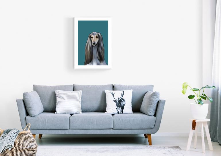 Original Dogs Mixed Media by Sasha Fofanova