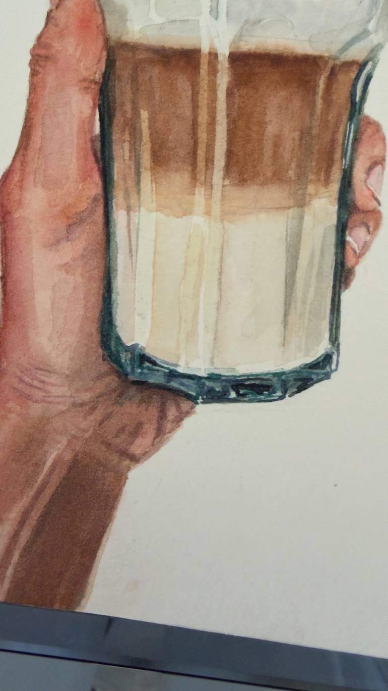Original Conceptual Food & Drink Painting by Sasha Fofanova