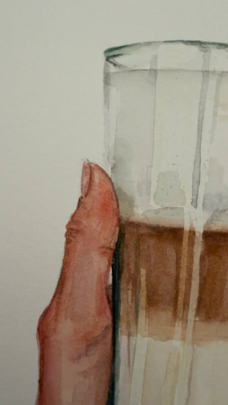 Original Conceptual Food & Drink Painting by Sasha Fofanova