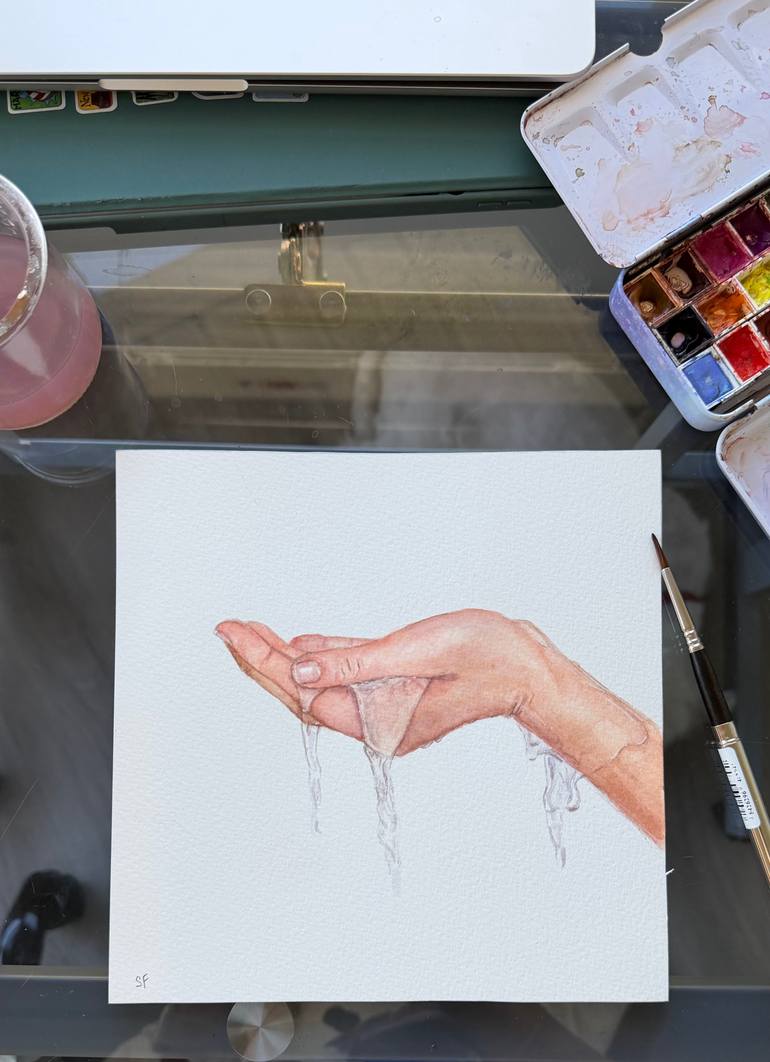 Original Realism Water Painting by Sasha Fofanova
