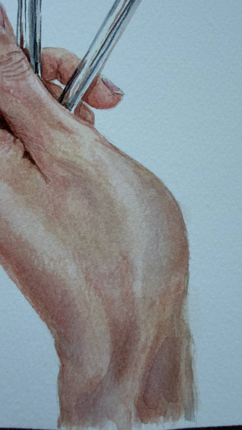 Original Realism Body Painting by Sasha Fofanova