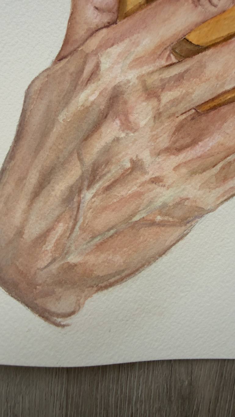 Original Realism Body Painting by Sasha Fofanova