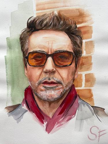 Original Portraiture Men Paintings by Sasha Fofanova