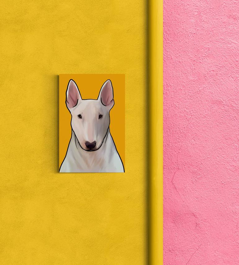 Original Conceptual Dogs Mixed Media by Sasha Fofanova