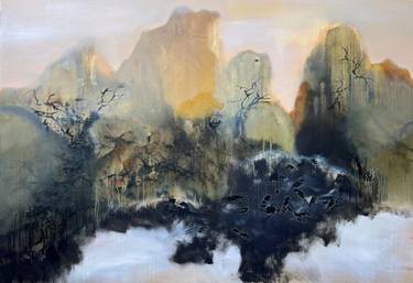 Original Abstract Painting by Steve Lin