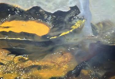 Original Abstract Landscape Paintings by Steve Lin