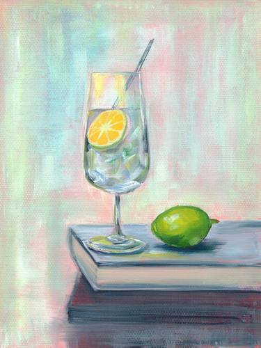 Original Expressionism Food & Drink Paintings by Mariia Marchenko