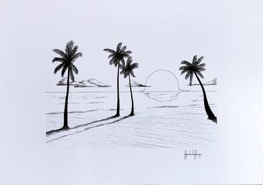 Print of Illustration Beach Paintings by Mariia Marchenko