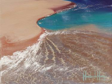 a beach in hawaii, a painting as a gift thumb