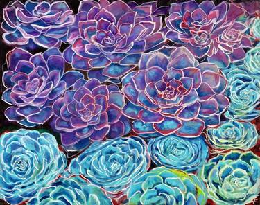 Print of Fine Art Floral Paintings by Viktoriya Filipchenko