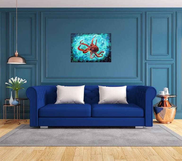 Original Figurative Animal Painting by Viktoriya Filipchenko