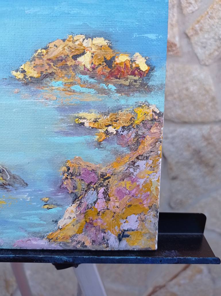 Original Figurative Seascape Painting by Viktoriya Filipchenko