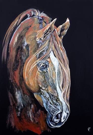 Original Realism Horse Paintings by Viktoriya Filipchenko