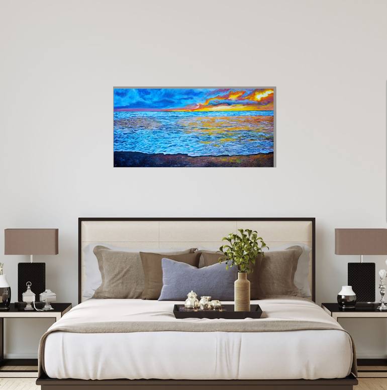 Original Seascape Painting by Viktoriya Filipchenko