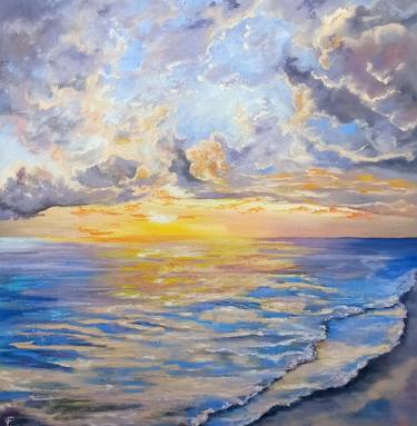 Original Expressionism Seascape Paintings by Viktoriya Filipchenko