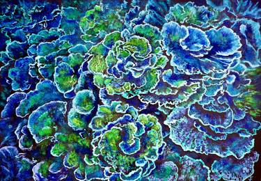Undderwater Coral Life Original Art. thumb
