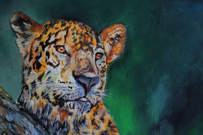 Original Contemporary Animal Painting by Viktoriya Filipchenko