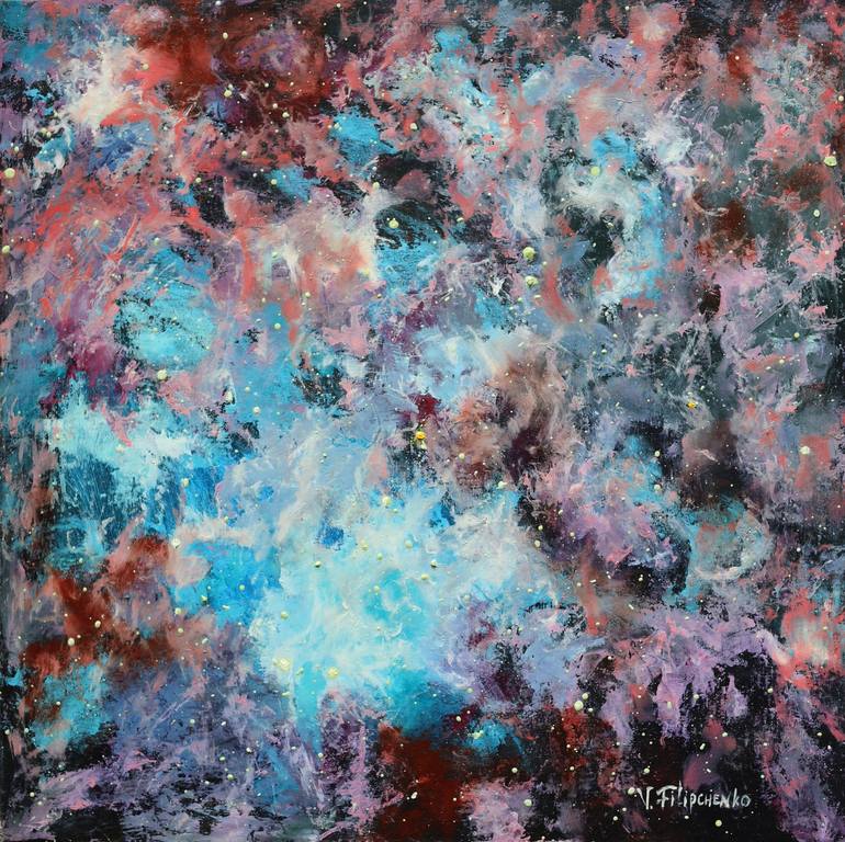 Nebulous Stars - Paint-by-Number on Canvas - Nebulia & Horse