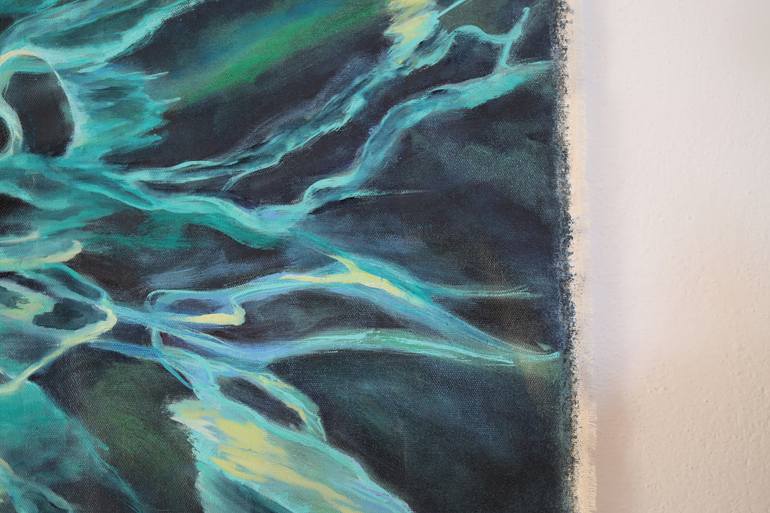 Original Abstract Water Painting by Viktoriya Filipchenko