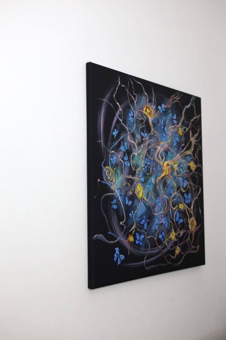 Original Abstract Fantasy Painting by Viktoriya Filipchenko