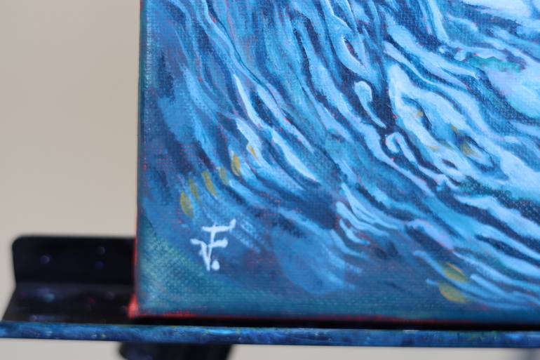 Original Abstract Expressionism Animal Painting by Viktoriya Filipchenko