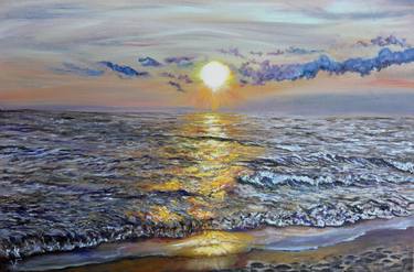 Original Expressionism Seascape Paintings by Viktoriya Filipchenko