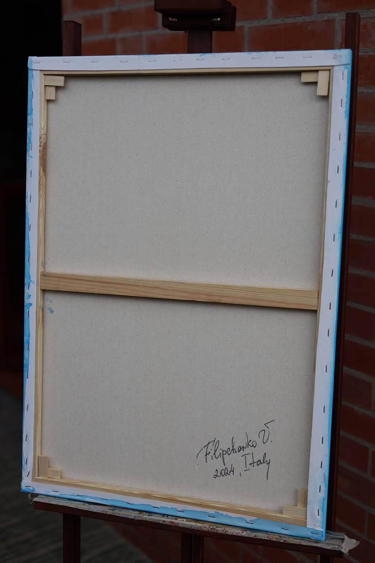 Original Abstract Water Painting by Viktoriya Filipchenko