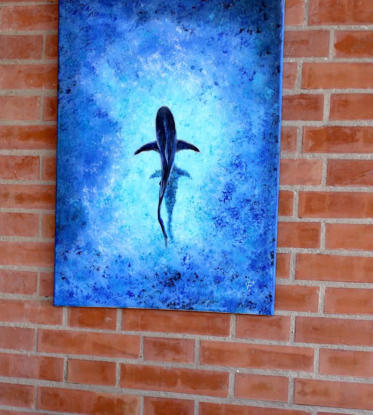 Original Abstract Expressionism Animal Painting by Viktoriya Filipchenko