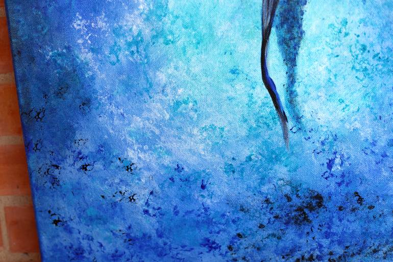 Original Abstract Expressionism Animal Painting by Viktoriya Filipchenko