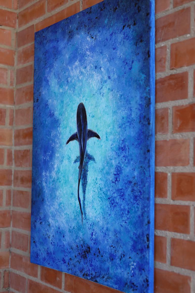 Original Abstract Expressionism Animal Painting by Viktoriya Filipchenko