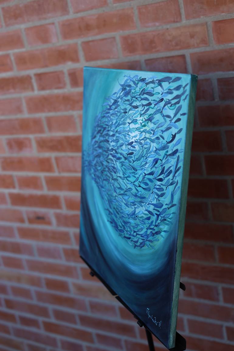 Original Abstract Animal Painting by Viktoriya Filipchenko