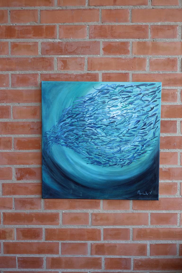 Original Abstract Animal Painting by Viktoriya Filipchenko