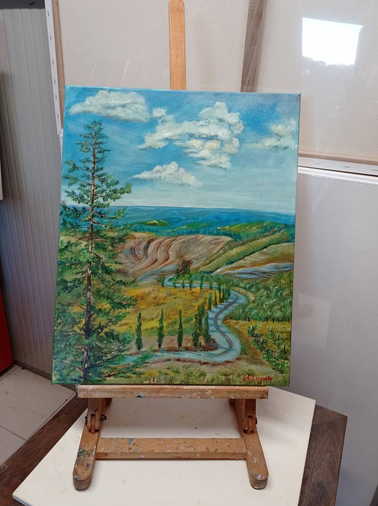 Original Landscape Painting by Viktoriya Filipchenko