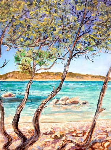 Print of Fine Art Tree Paintings by Viktoriya Filipchenko