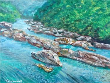 Print of Impressionism Water Paintings by Viktoriya Filipchenko