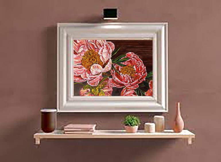 Original Illustration Floral Painting by Viktoriya Filipchenko