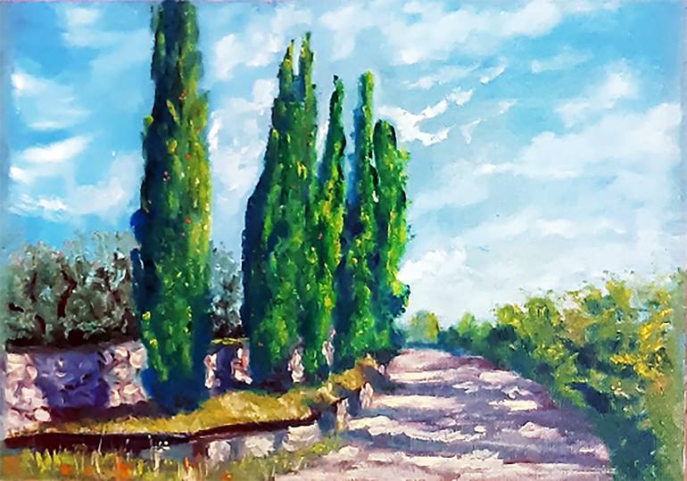 Print of Abstract Landscape Paintings by Viktoriya Filipchenko