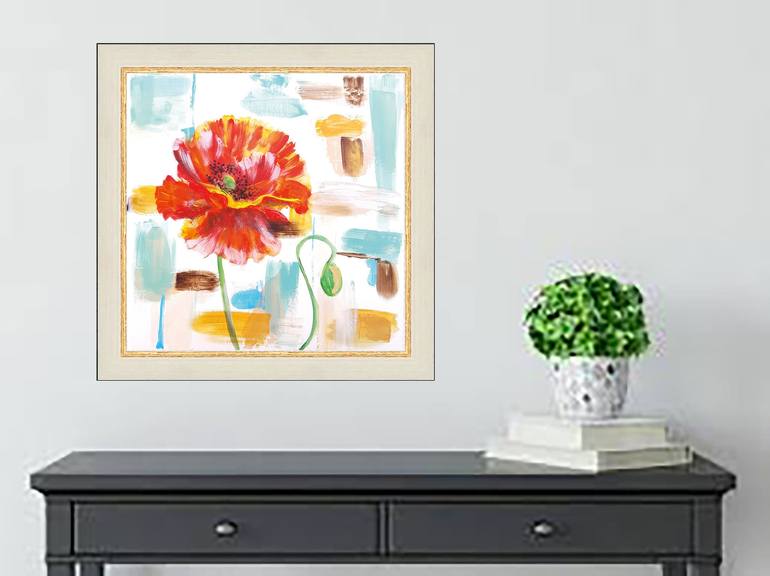 Original Floral Painting by Viktoriya Filipchenko