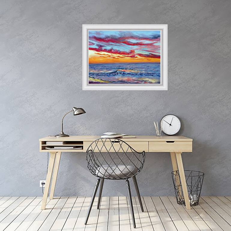 Original Seascape Painting by Viktoriya Filipchenko