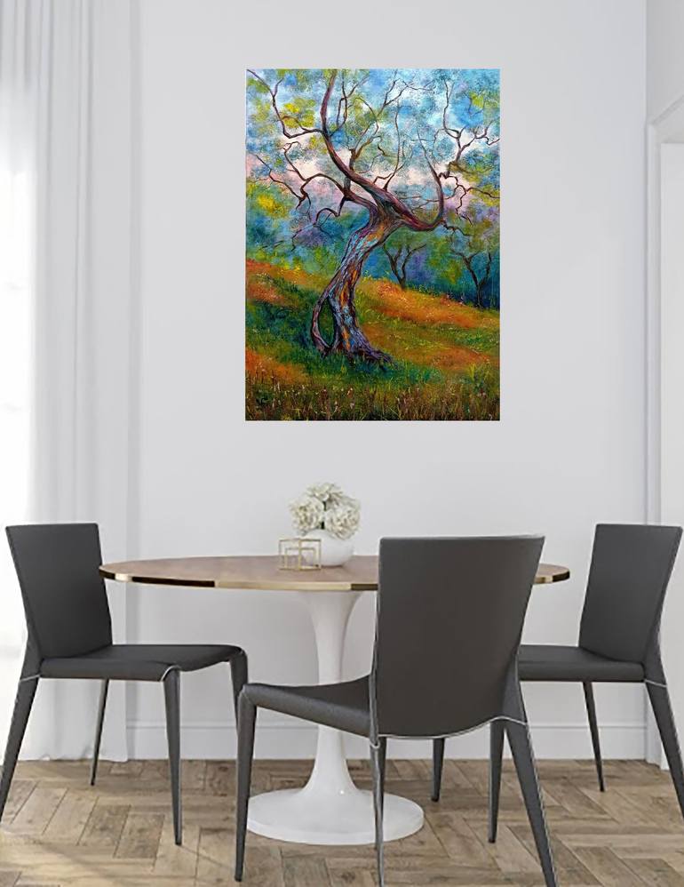 Original Tree Painting by Viktoriya Filipchenko